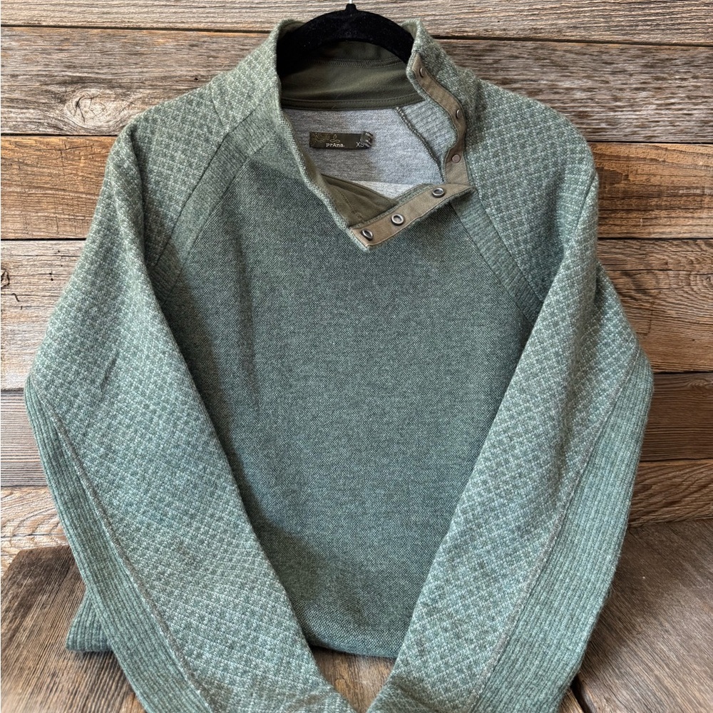 prAna women’s olive green Brandie sweater